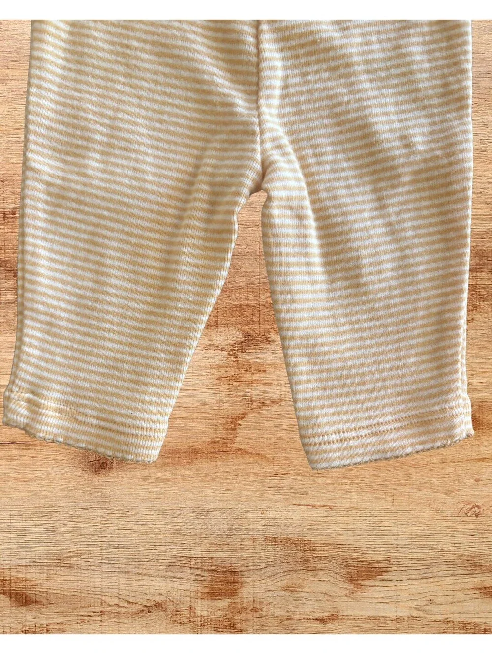 Carter's Yellow Striped Newborn Baby Pants | Soft Cotton Leggings
